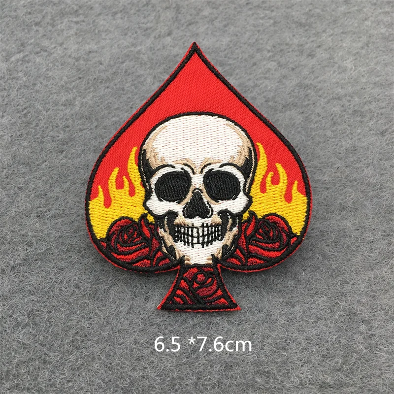 Parche bordado punk rayas – Aplicable chaleco táctico o mochila - imagen 5