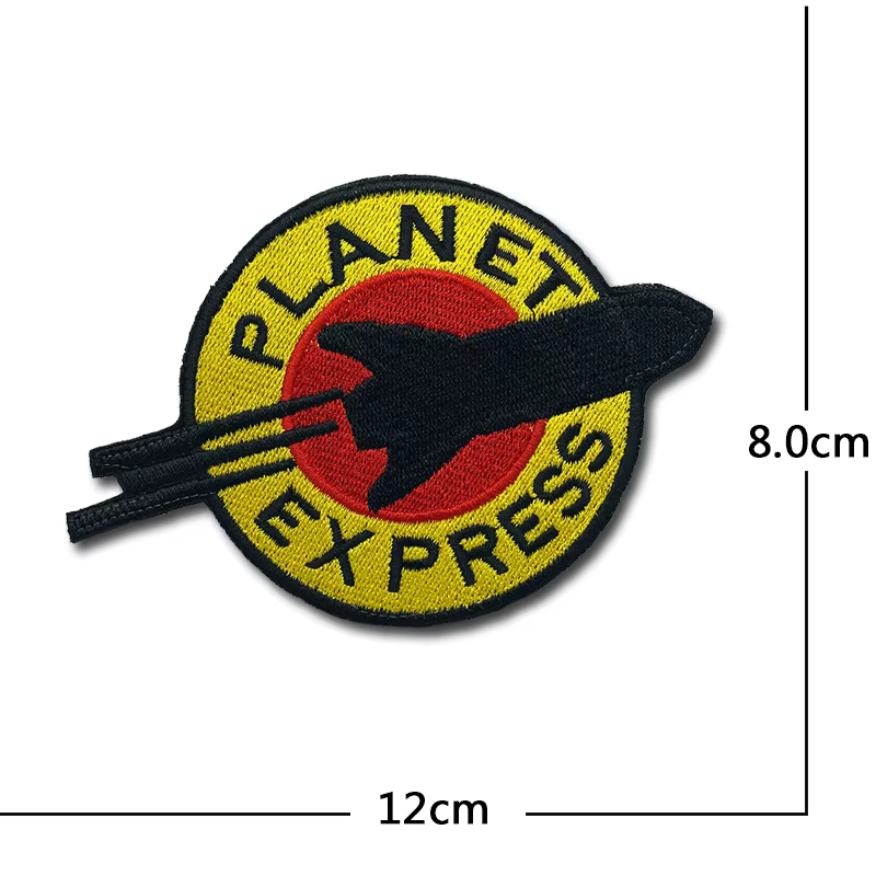 PLANET EXPRESS Parche táctico 3D bordado con velcro – Brazalete - imagen 5