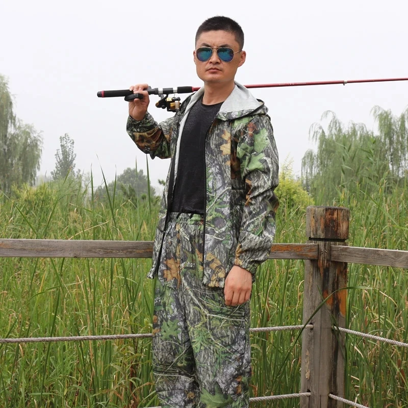 Traje camuflaje ultrafino ripstop protección solar antimosquitos - imagen 3