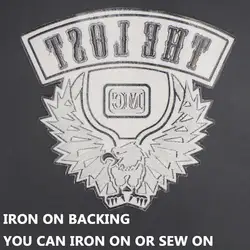 Parche bordado THE LOST EAGLE MC – motorista termoadhesivo
