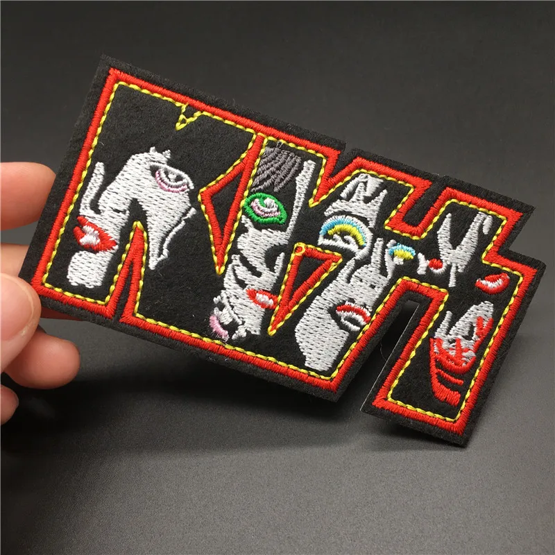 Parche metálico táctico bordado raya triple – Uniforme militar - imagen 2