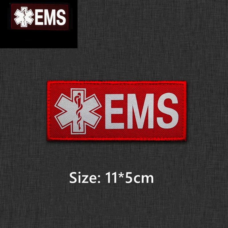 Parche EMS reflectante primeros auxilios – Insignia táctica - imagen 4