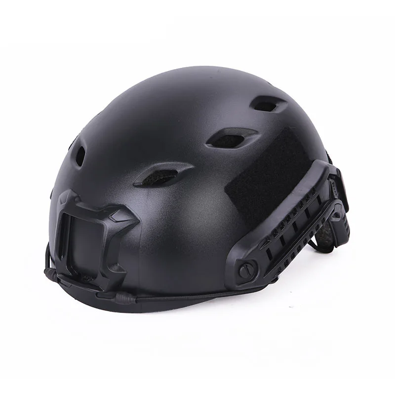 Vista frontal del casco táctico Emersongear FAST BJ