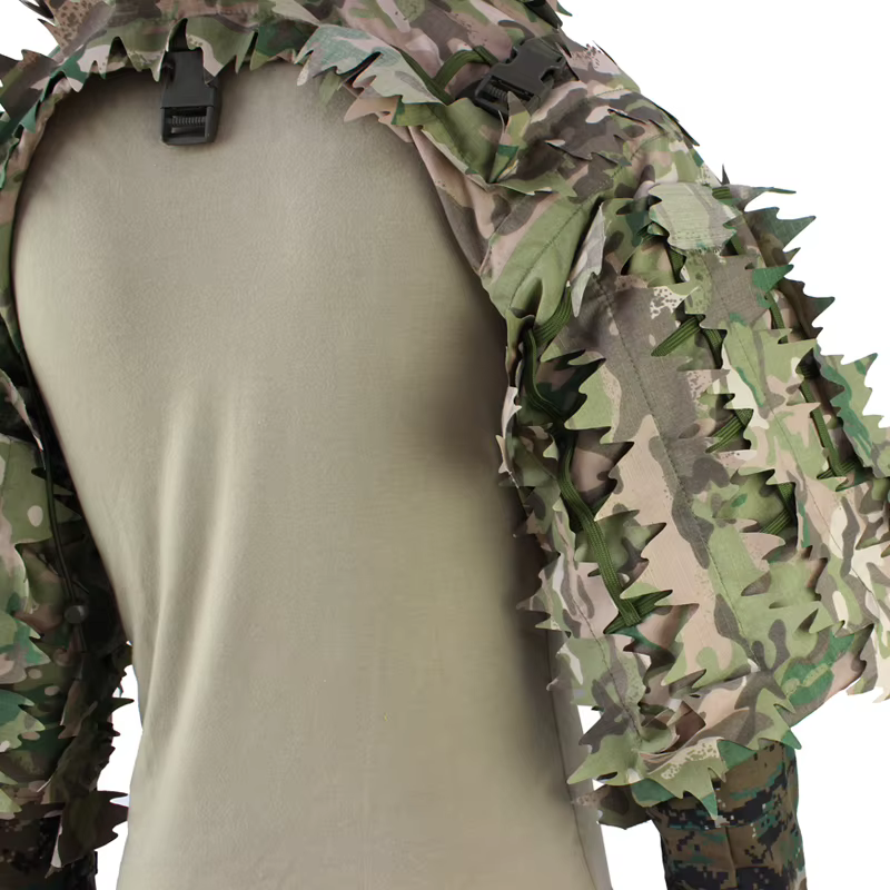 Traje Ghillie táctico Multicam 3D para Airsoft y caza al aire libre - imagen 3