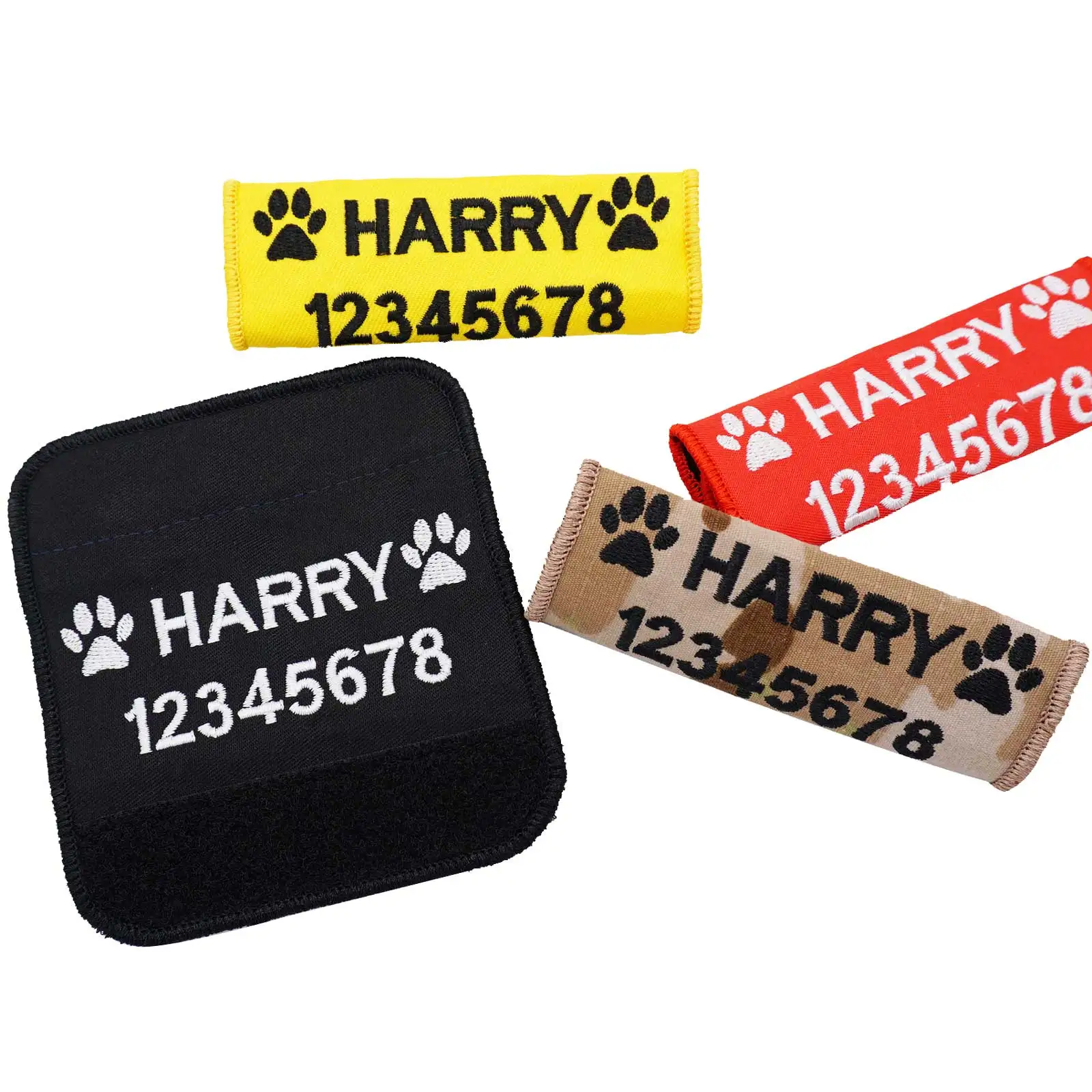 Parche bordado nombre personalizado para perro de servicio táctico - imagen 5