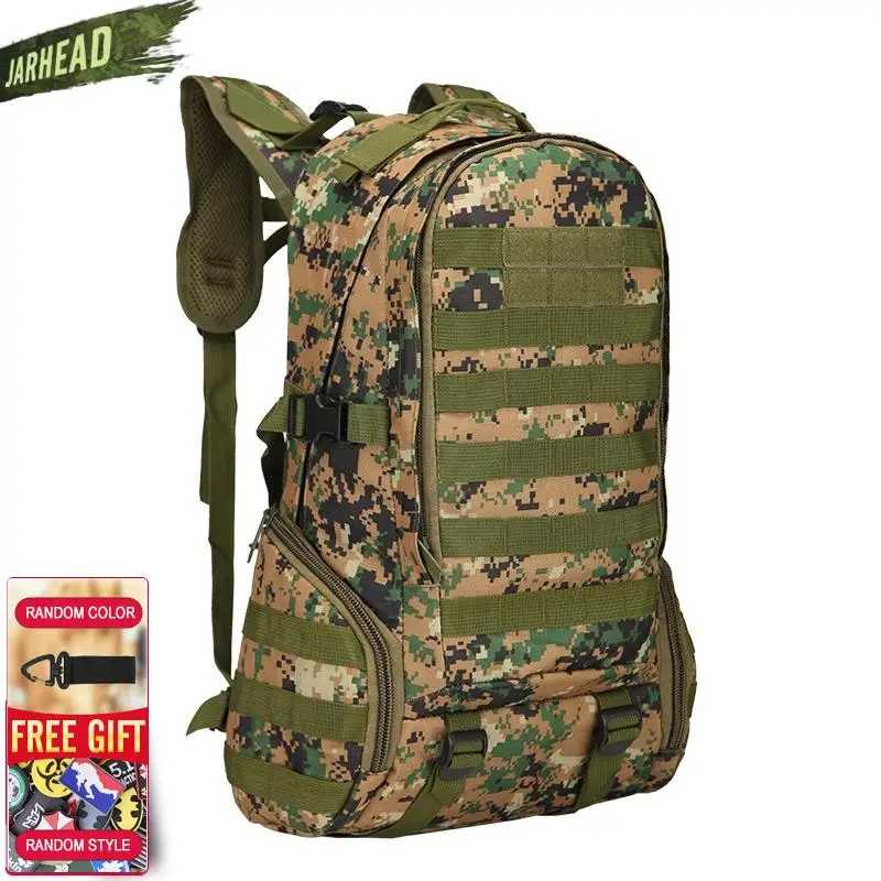 Mochila táctica MOLLE camuflada impermeable para aire libre y trekking - imagen 3