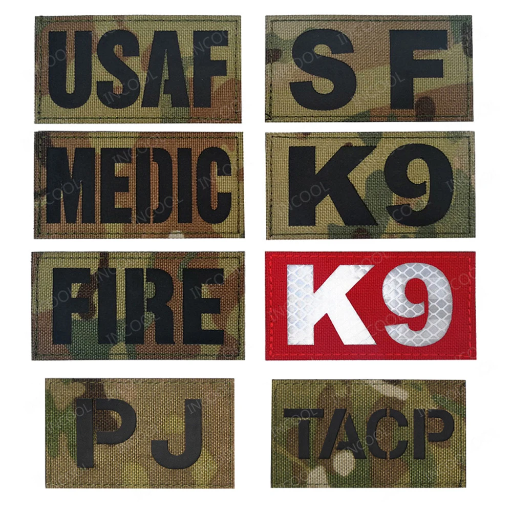 TACP MP K9 IR: Parche reflectante táctico para ropa y mochila - imagen 2