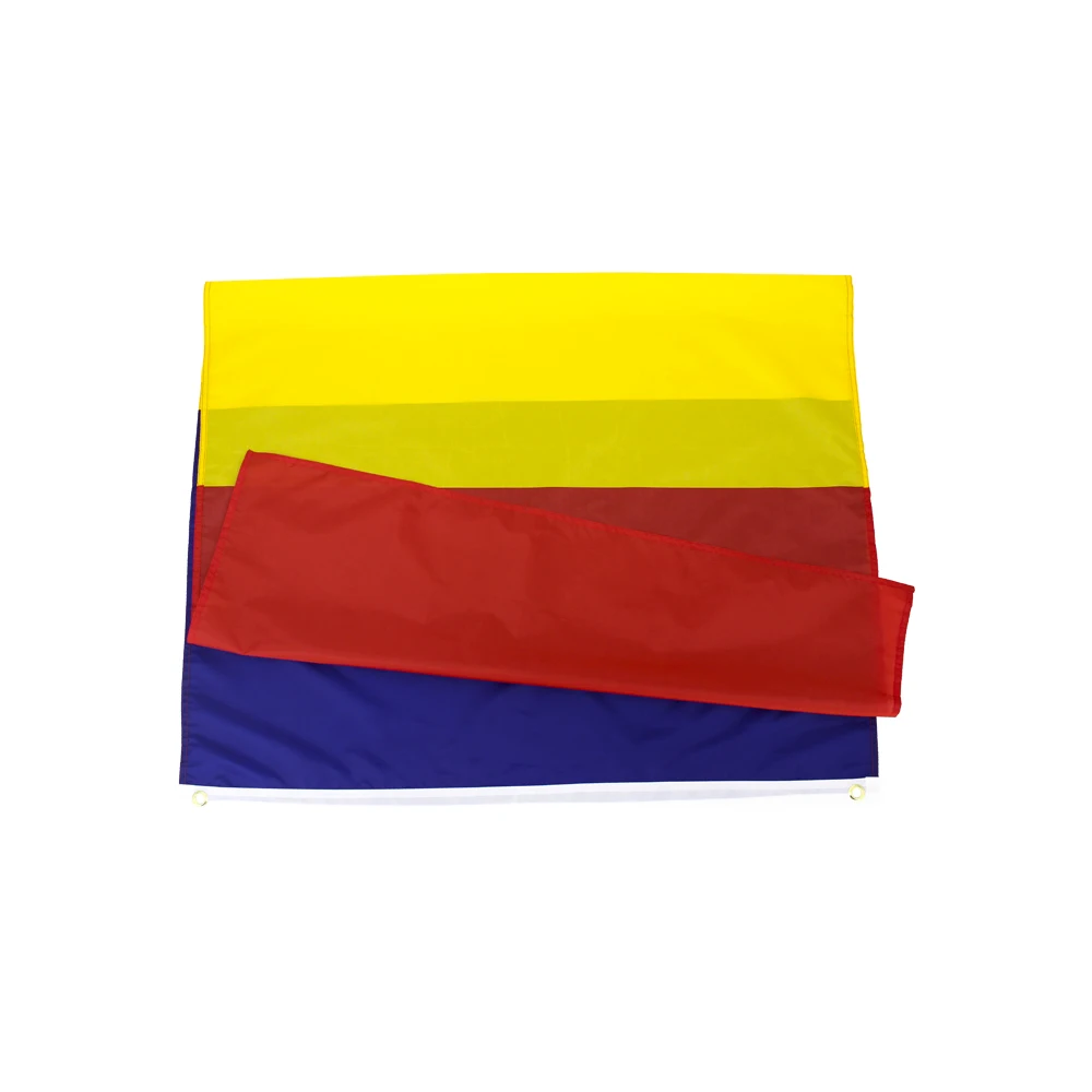 Bandera de Rumania para exterior azul amarillo rojo