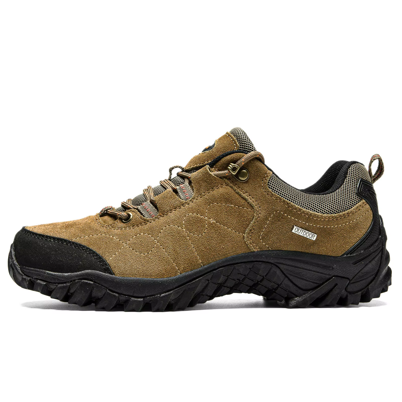 Botas tácticas impermeables de cuero al tobillo para senderismo - imagen 5