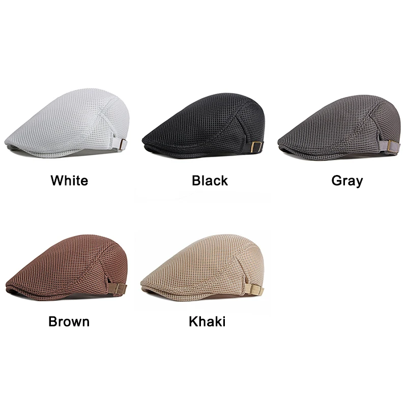 Gorra táctica boina de malla transpirable con visera sólida - imagen 4