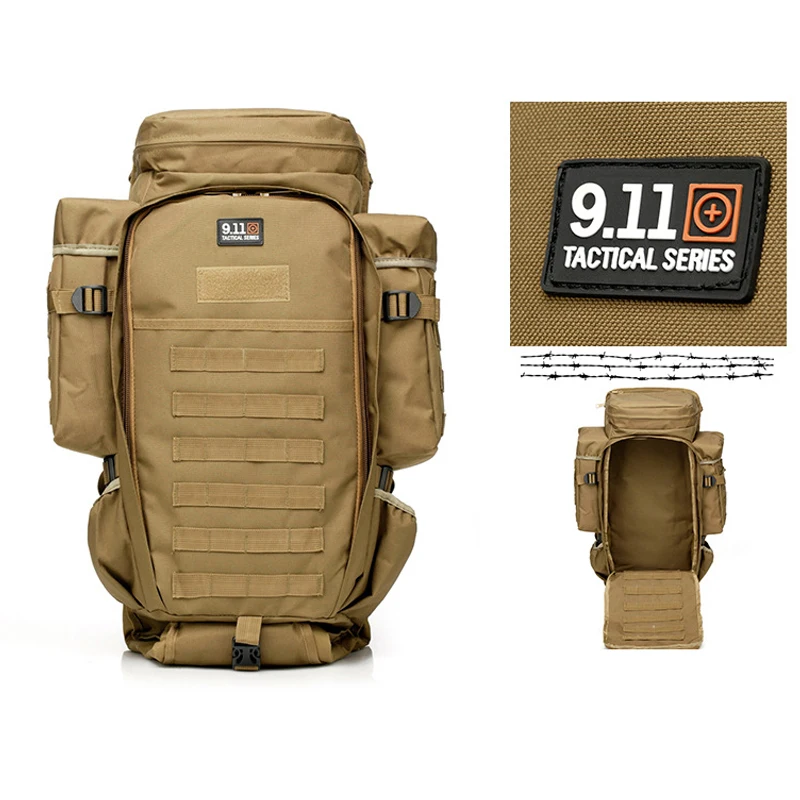Mochila táctica de asalto 65L Camo Rusia – Fuerzas Especiales - imagen 4