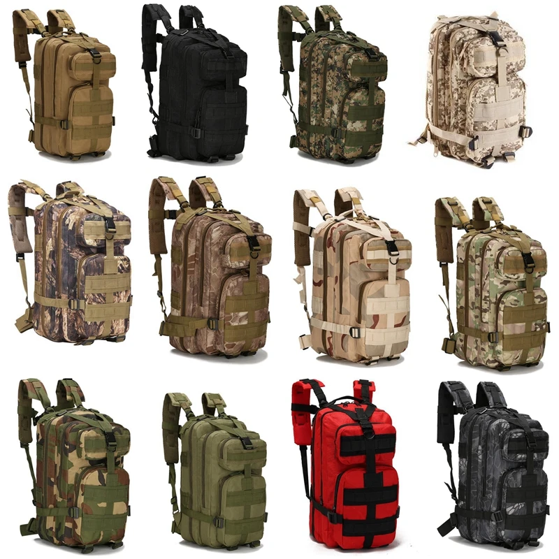 Mochila tactica MOLLE: modular para outdoor resistente y liviana