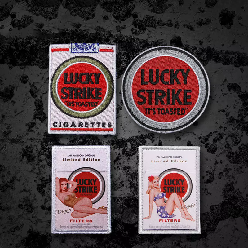 Lucky Strike parche bordado edición limitada