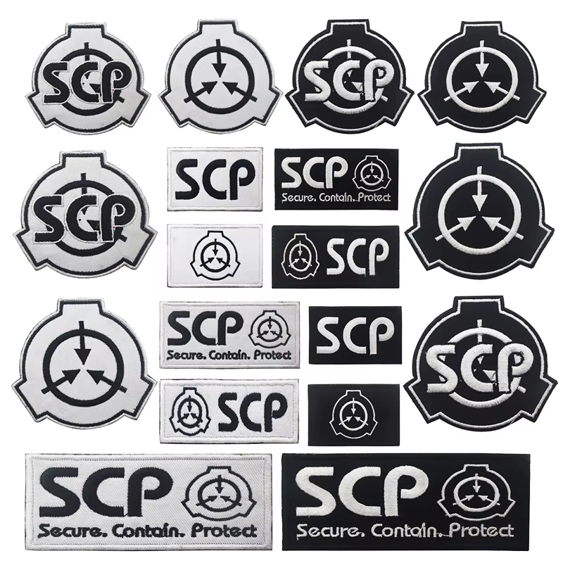 Parche táctico SCP bordado con velcro para MOLLE y ropa