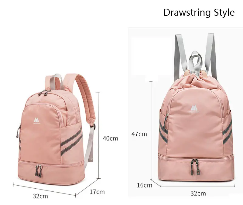 Detalle del bolsillo para zapatos