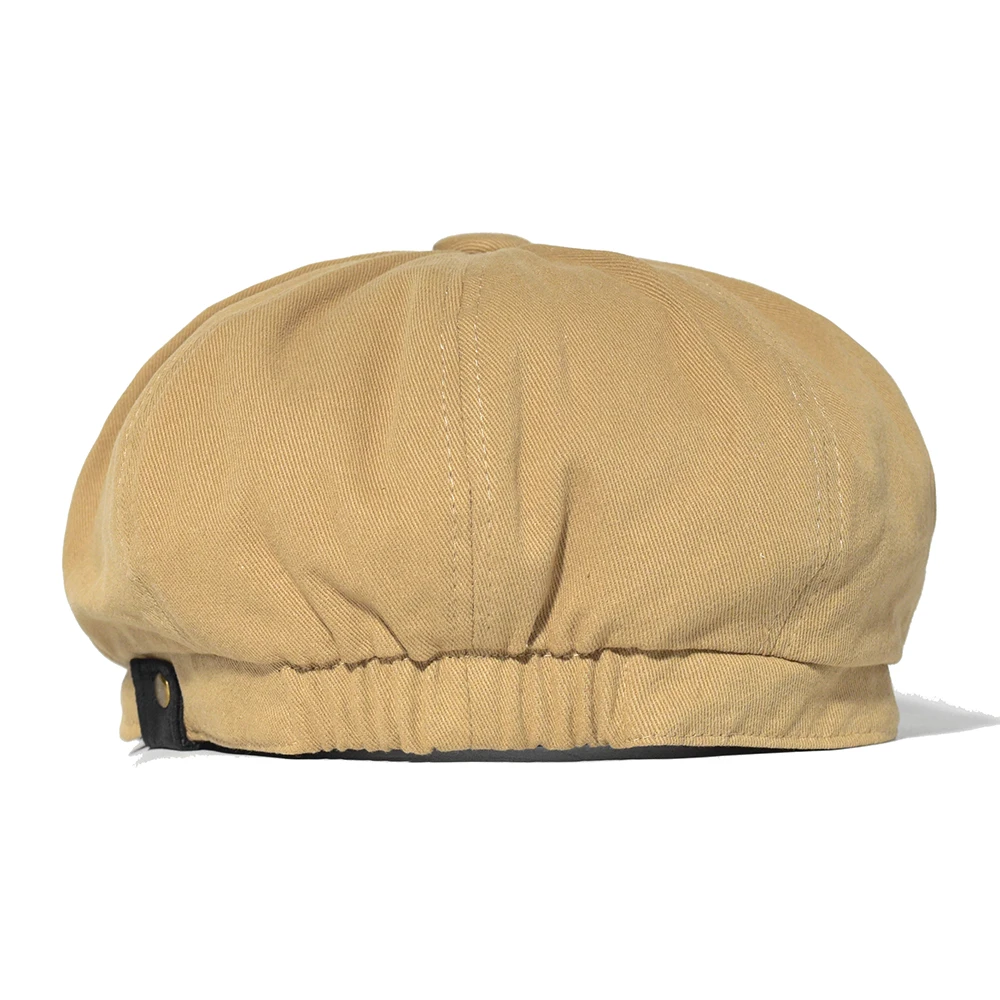 Gorra táctica de algodón estilo Gatsby retro lisa y suave - imagen 2