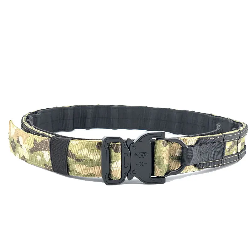 Cinturón táctico Molle multicam doble capa para hombre - imagen 5