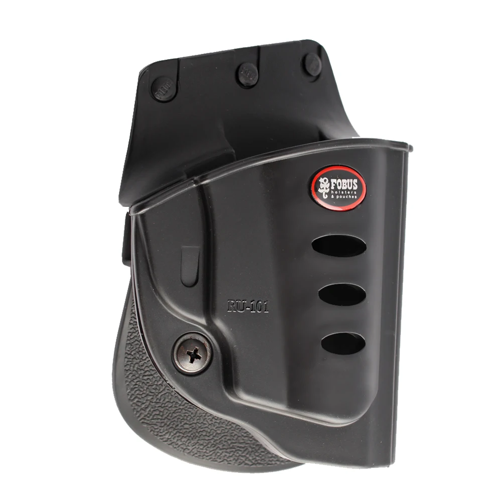 Funda paddle holster negra vista lateral