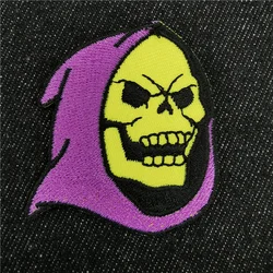 Parche bordado calavera táctico – para uniforme o chaqueta