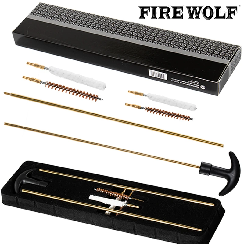 Kit limpieza rifle aire comprimido táctico precisión 4,5 y 5,5 mm