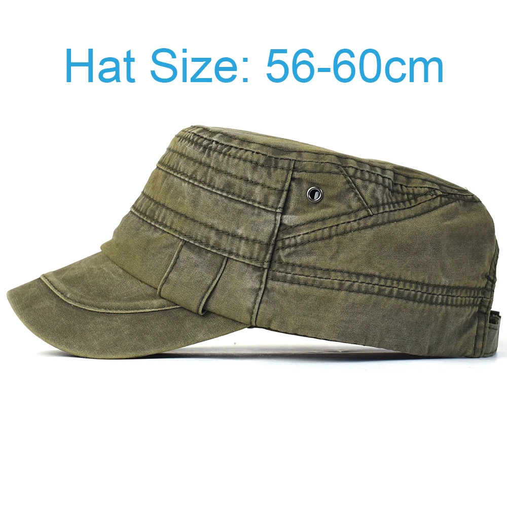 Detalle de la forma de gorra plana y costuras