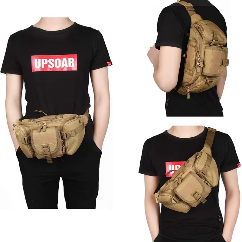 Riñonera táctica militar impermeable con cinturón ajustable - imagen 4