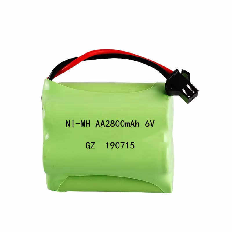 Batería NiMH 6V 2800mAh para coches RC y robots con conector SM - imagen 2
