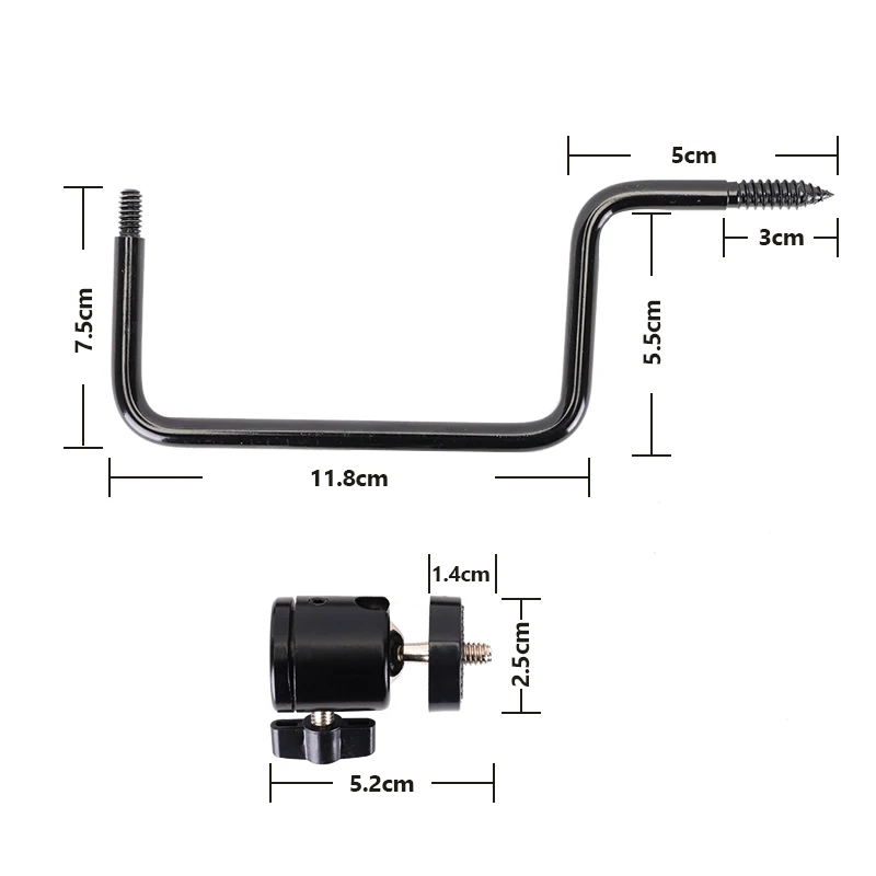 Soporte M5 para cámara de rastreo – Montaje ajustable en árbol - imagen 2