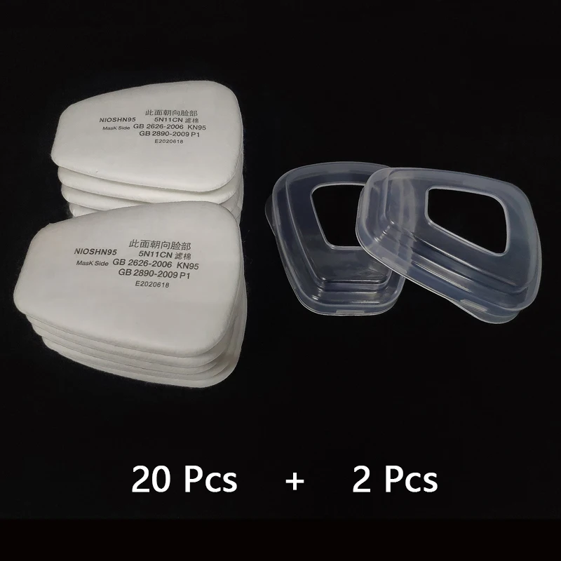 3M Máscara antigás protección química con filtro - imagen 5