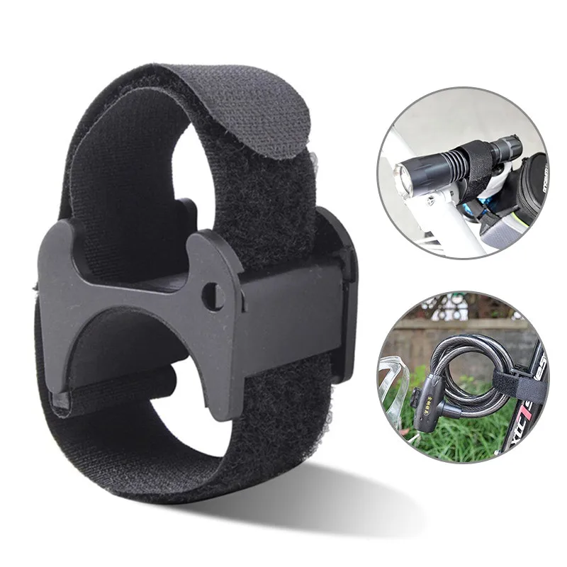 Correa táctica velcro para bicicleta y linterna – Montaje rápido