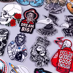 Parche bordado león – Insignia Táctica para Chaqueta o Chaleco