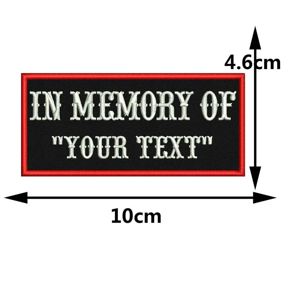 Parche bordado personalizado termoadhesivo para ropa - imagen 4