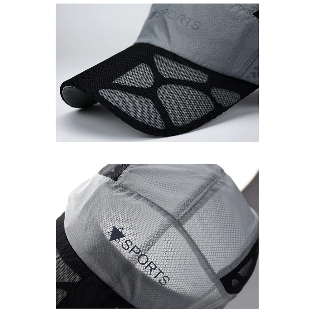 Gorra táctica de secado rápido impermeable con protección solar