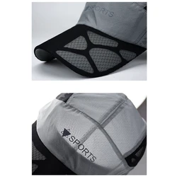 Gorra táctica de secado rápido impermeable con protección solar