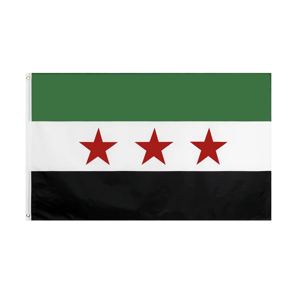 Bandera de Siria colgante 90x150 cm