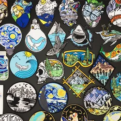 Parche termoadhesivo Van Gogh ballena – Transferencia térmica textil