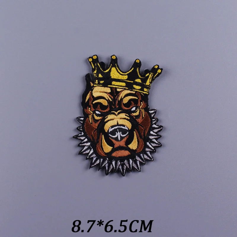 Parches bordados para ropa Punk/Gorila, Calavera zombi para planchar