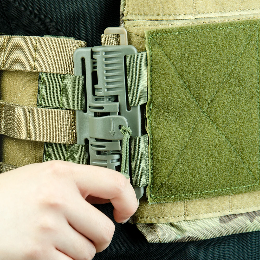 Kit conversión ROC liberación rápida MOLLE para chaleco táctico