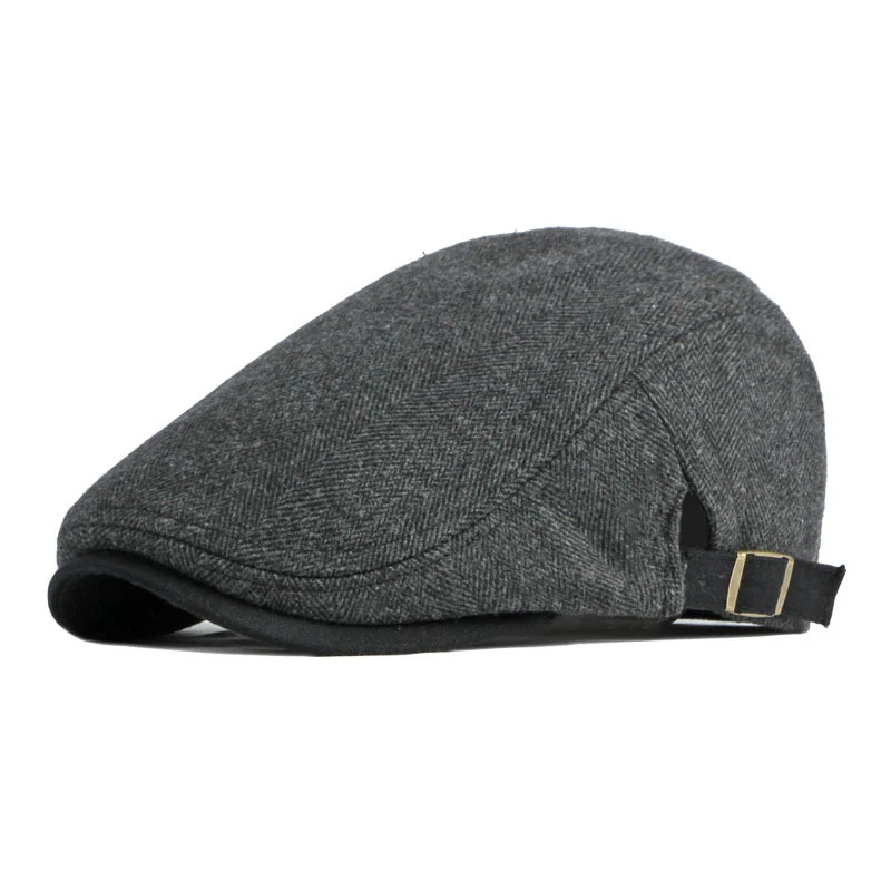Gorra newsboy tweed retro hombre Gatsby, otoño invierno - imagen 3