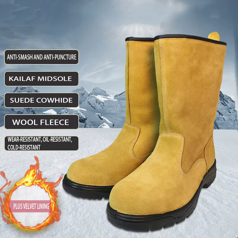 KOWM botas senderismo piel impermeable – Hombre trekking caza - imagen 4
