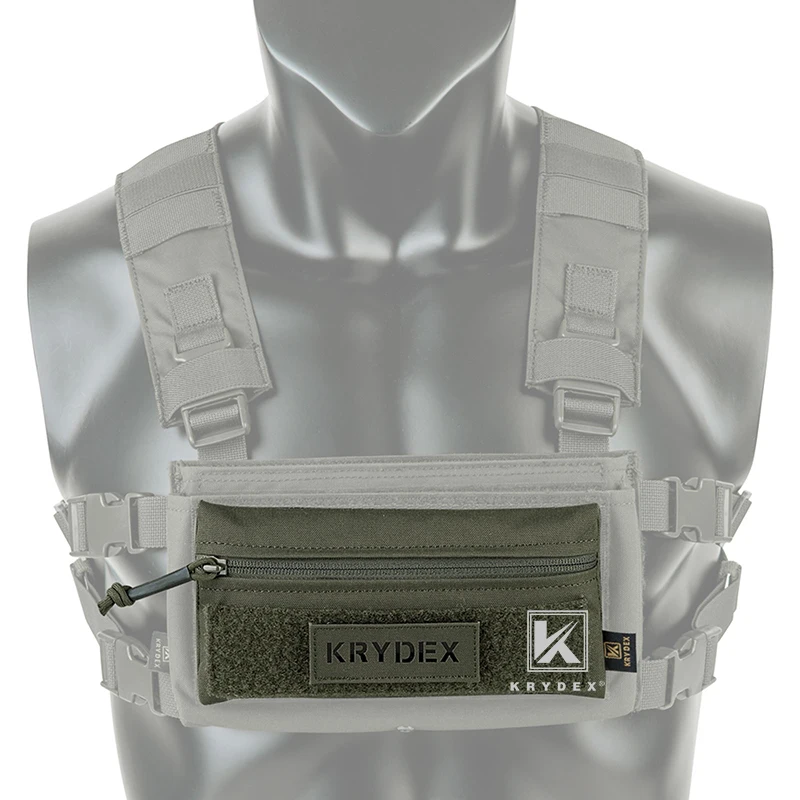 KRYDEX chaleco táctico MK3/MK4 portaplacas con velcro y cremallera - imagen 5