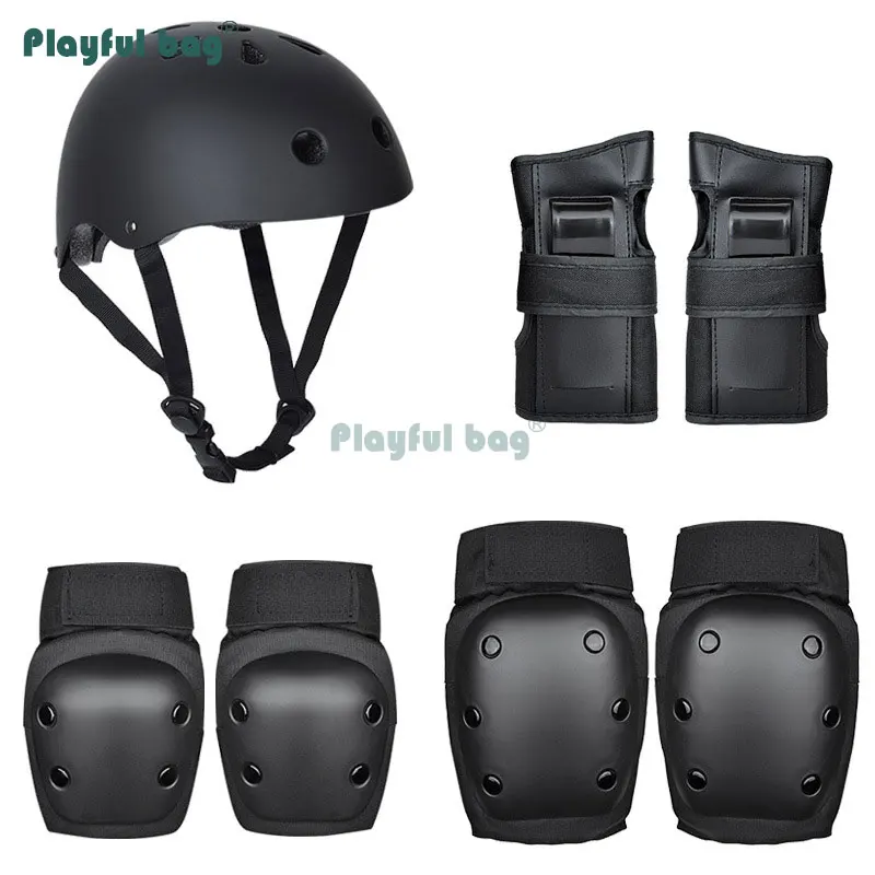 AMB70 equipo de protección infantil con casco para monopatín y bici - imagen 3