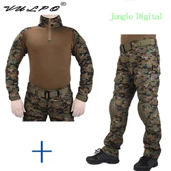 VULVO BDU Uniforme Táctico Jungle Digital – Camisa y Pantalón