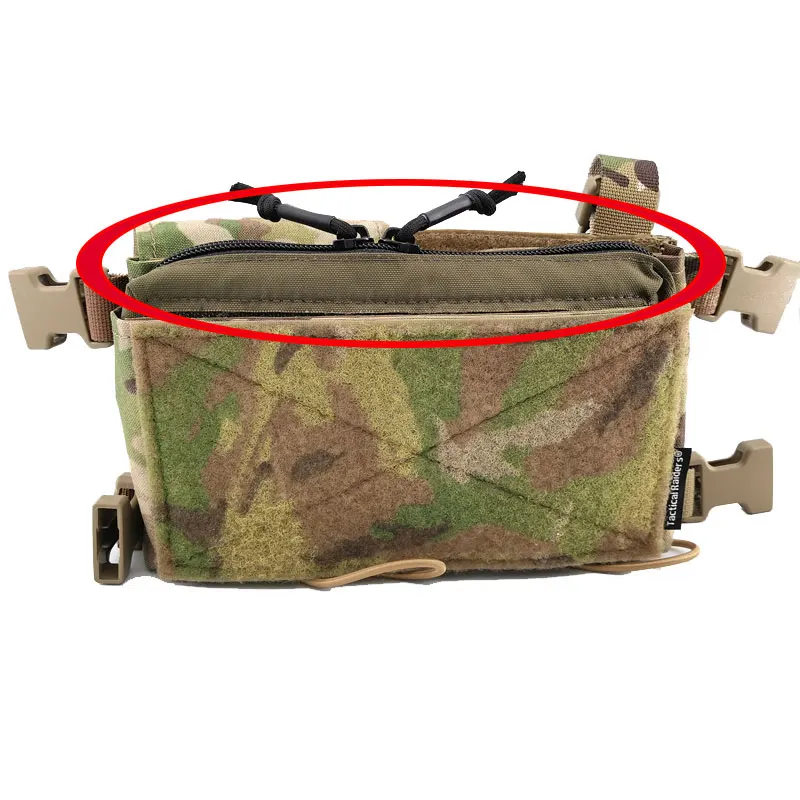 MK3/MK4 bolsa táctica de pecho con panel insertable y cremallera - imagen 3