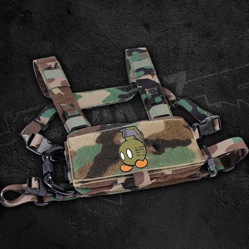 Parche bordado táctico M67/M18 Claymore - Buen Compañero para chaleco