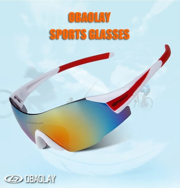 Gafas de ciclismo Sky UV400 vista frontal