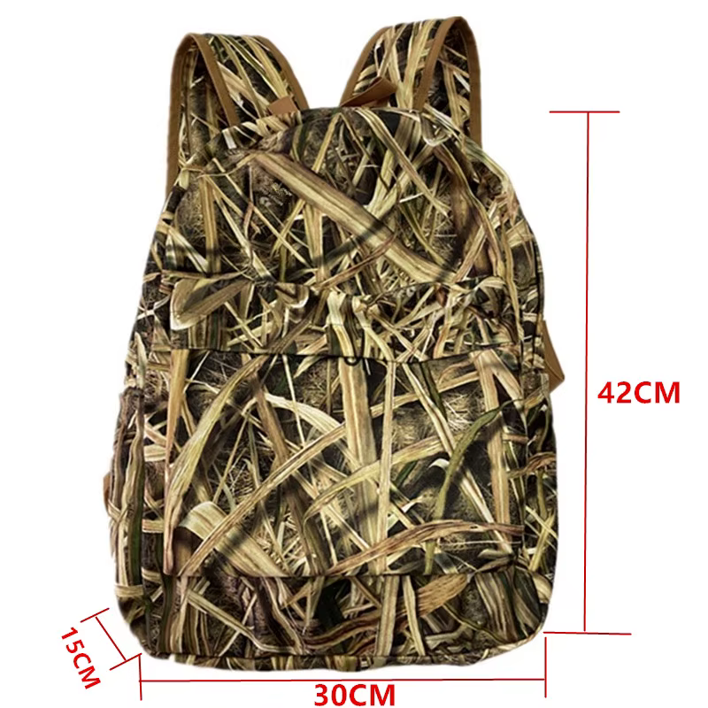 Mochila de camuflaje en tono caña