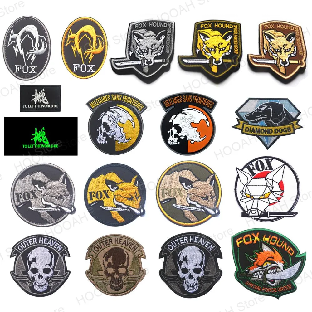 Metal Gear Solid Parche bordado Diamond Dog FOX HOUND táctico - imagen 5