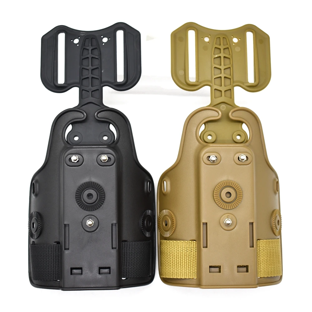 CLUSGO Funda drop leg muslo MOLLE para pistola táctica - imagen 5
