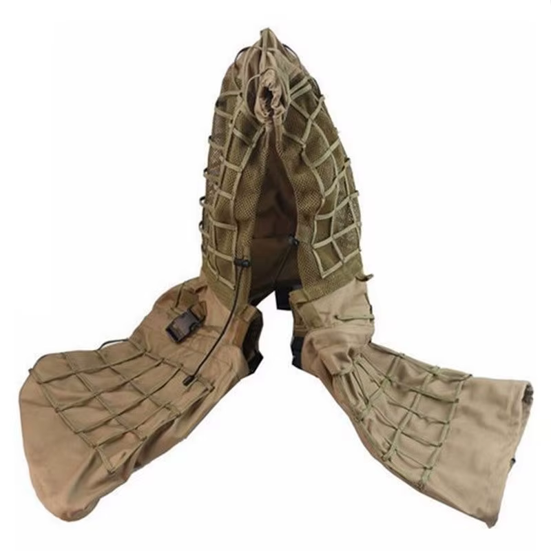 Traje Ghillie camuflaje táctico – Chaqueta de caza outdoor - imagen 5